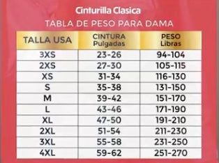 Corset clásica Deportiva ( Active Wear suave )